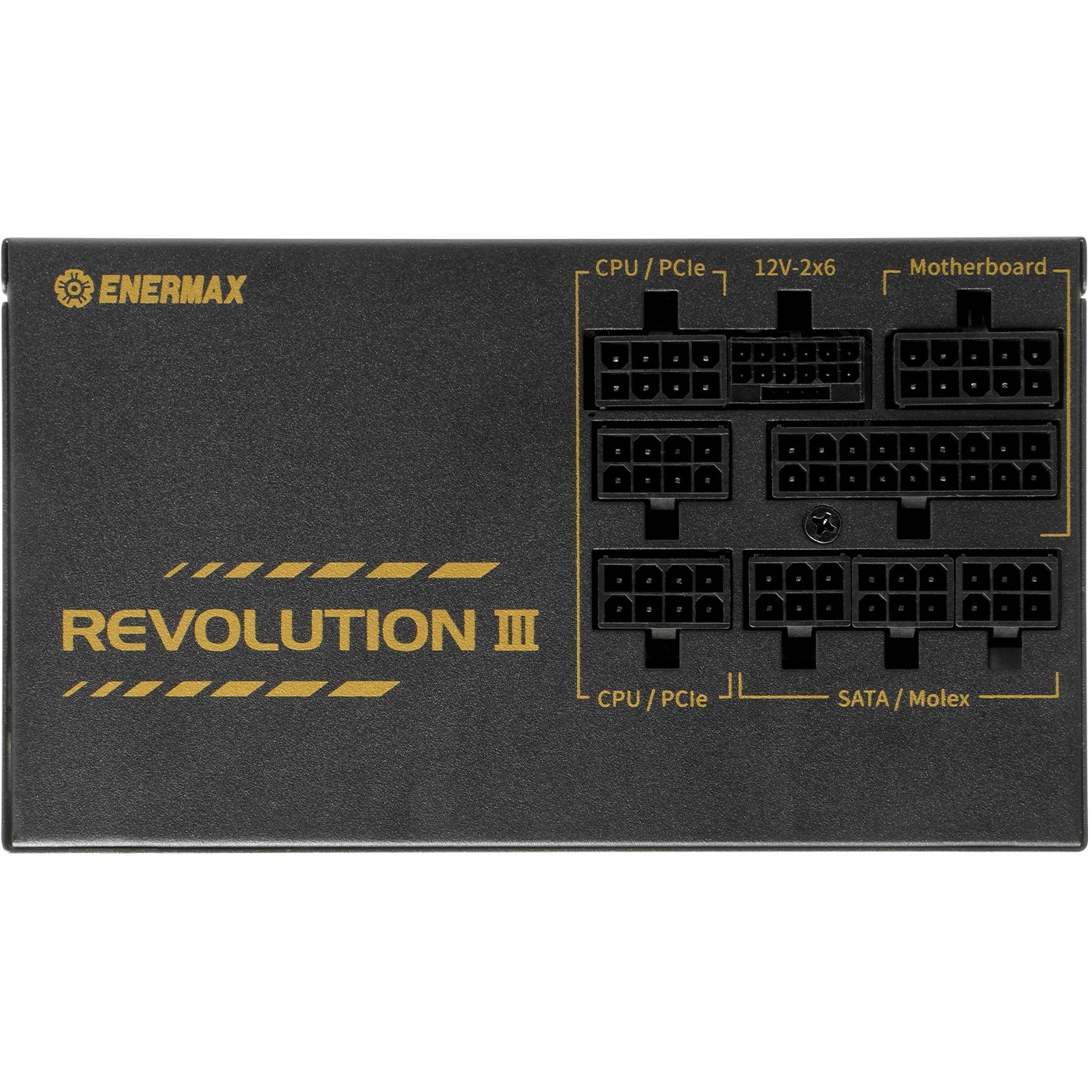 Enermax Power Supply 1000W Revolution3 80+ Gold Black FULLMO