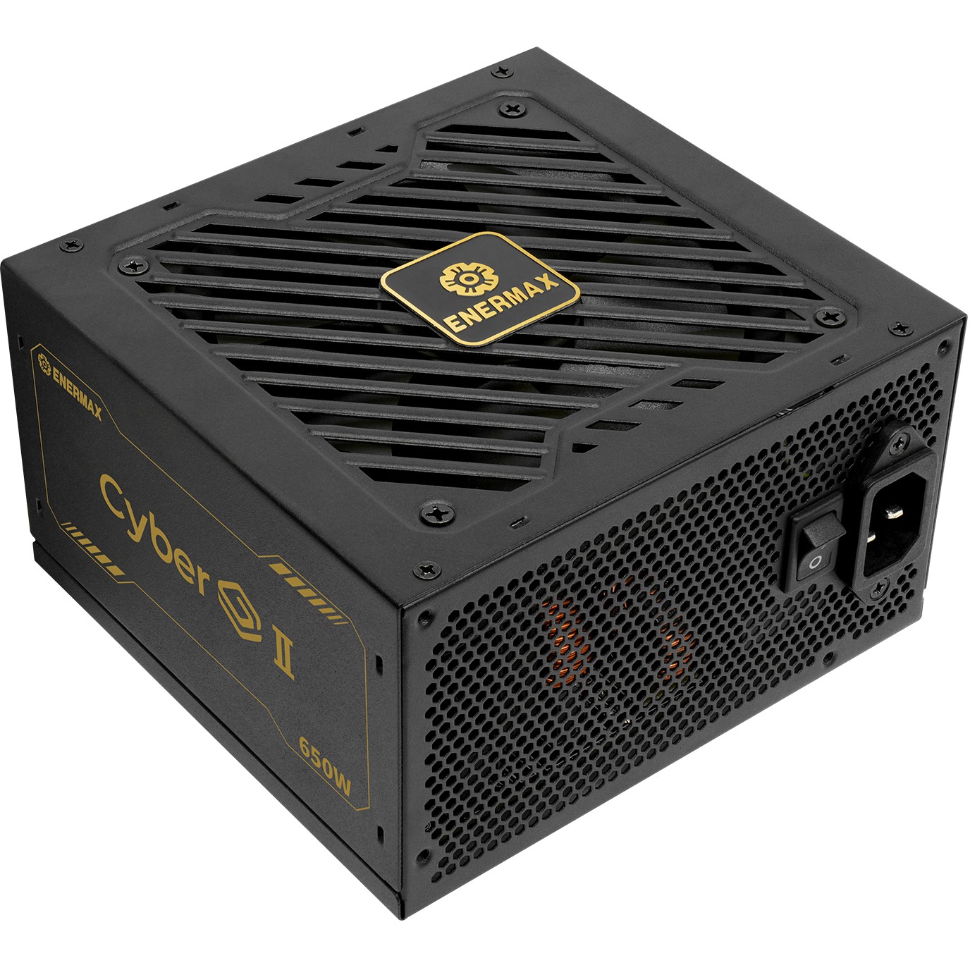 Enermax Power Supply 650W CyberG II 80+ Gold Black non-mod