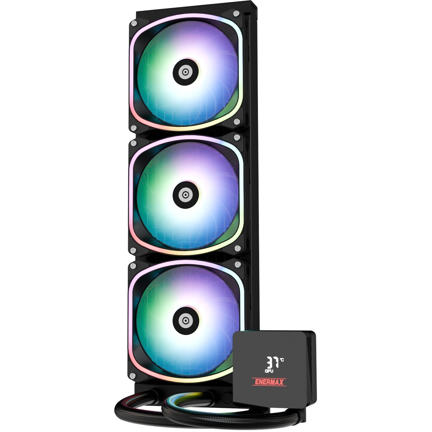 Enermax Liquid CPU Cooler Aquafusion II 360mm ARGB Black