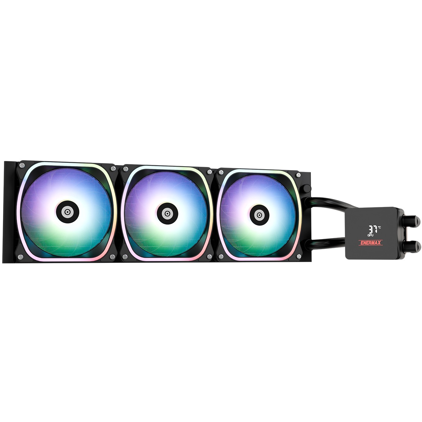 Enermax Liquid CPU Cooler Aquafusion II 360mm ARGB Black
