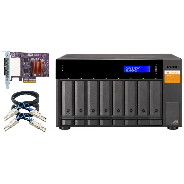 QNAP TL-D800S storage drive enclosure