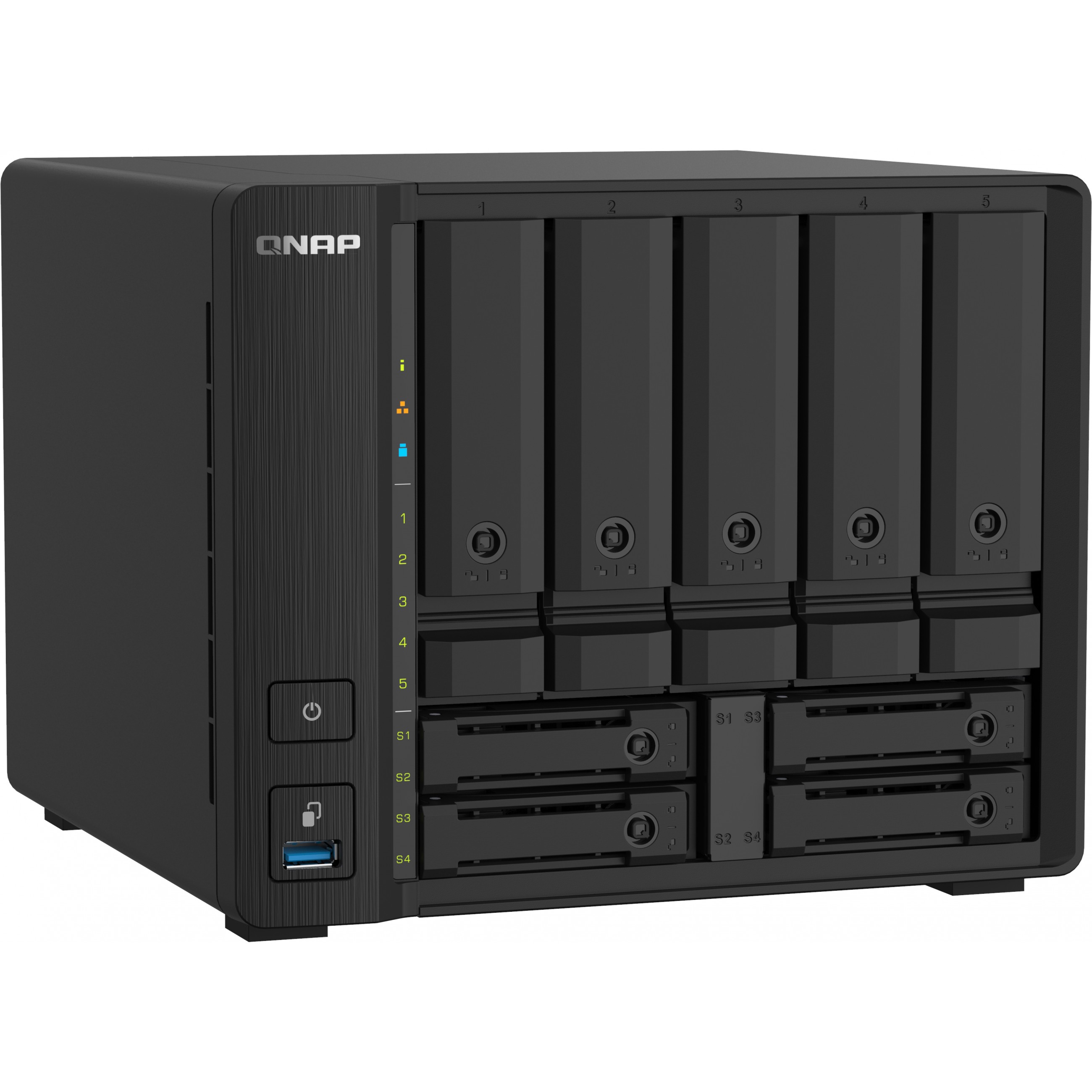 QNAP TS-932PX NAS Tower Annapurna Labs Alpine AL-324 4 GB DDR4 QNAP Turbo System Schwarz