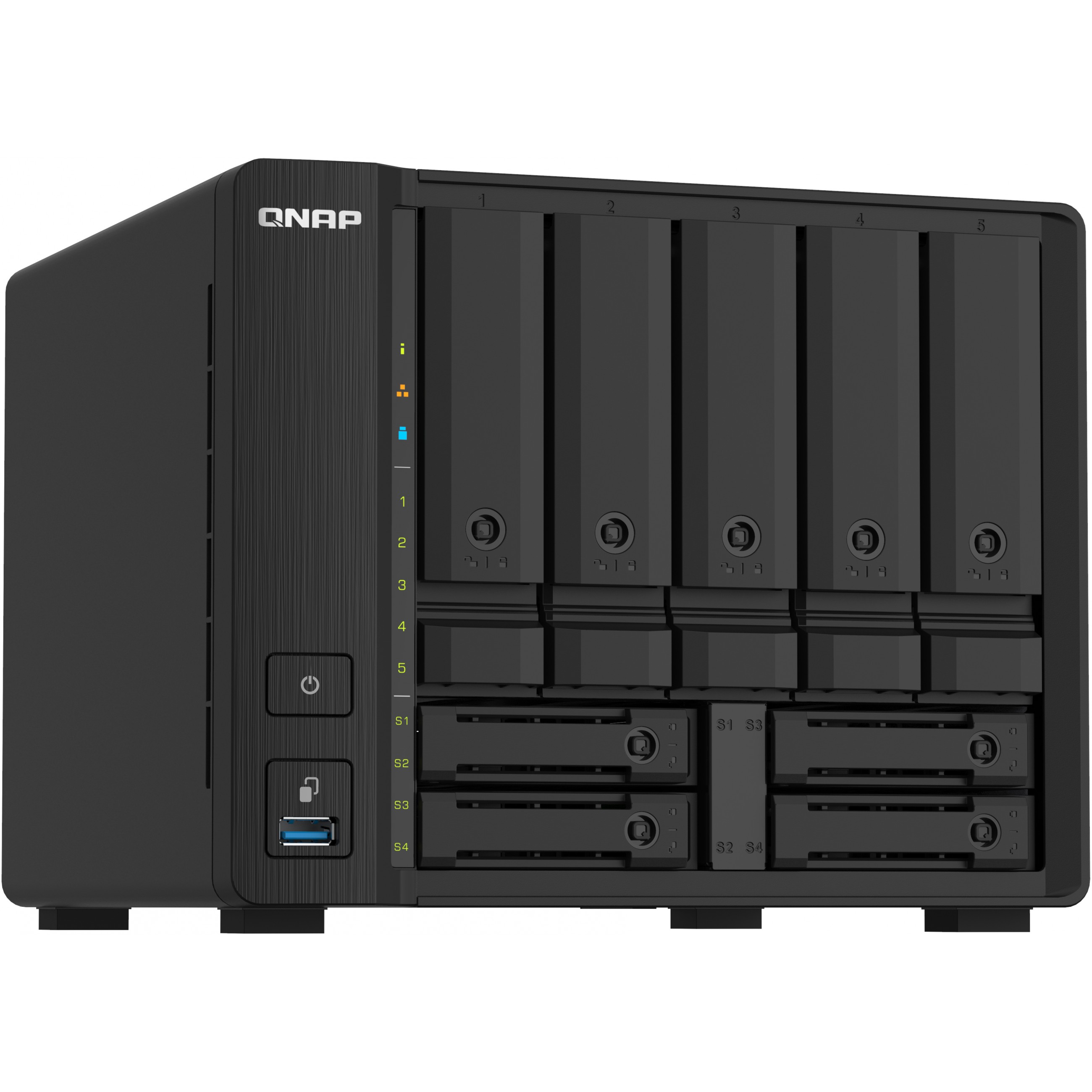 QNAP TS-932PX NAS Tower Annapurna Labs Alpine AL-324 4 GB DDR4 QNAP Turbo System Schwarz
