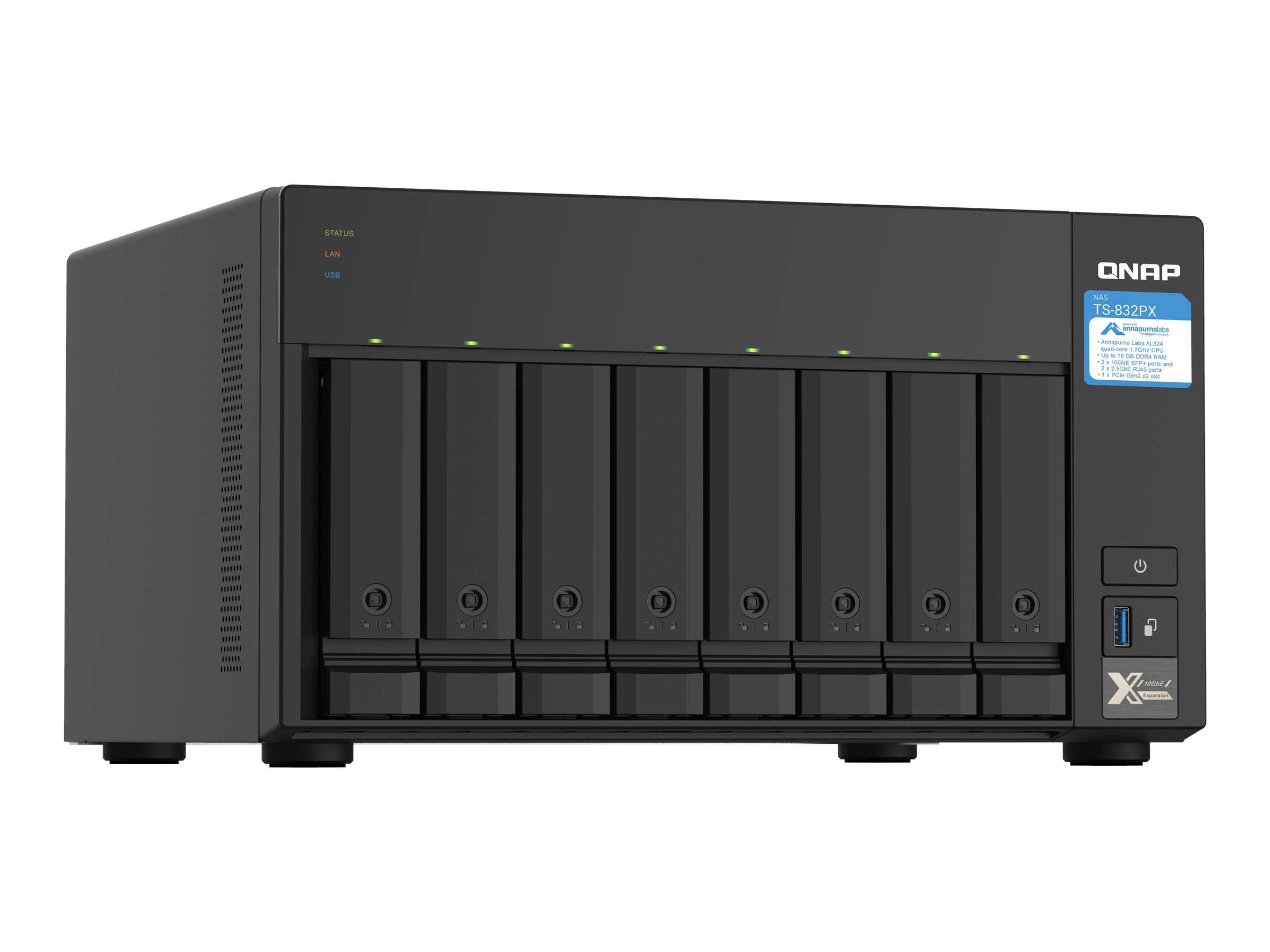 QNAP NAS TS-832PX-4G 8bay DESKTOP