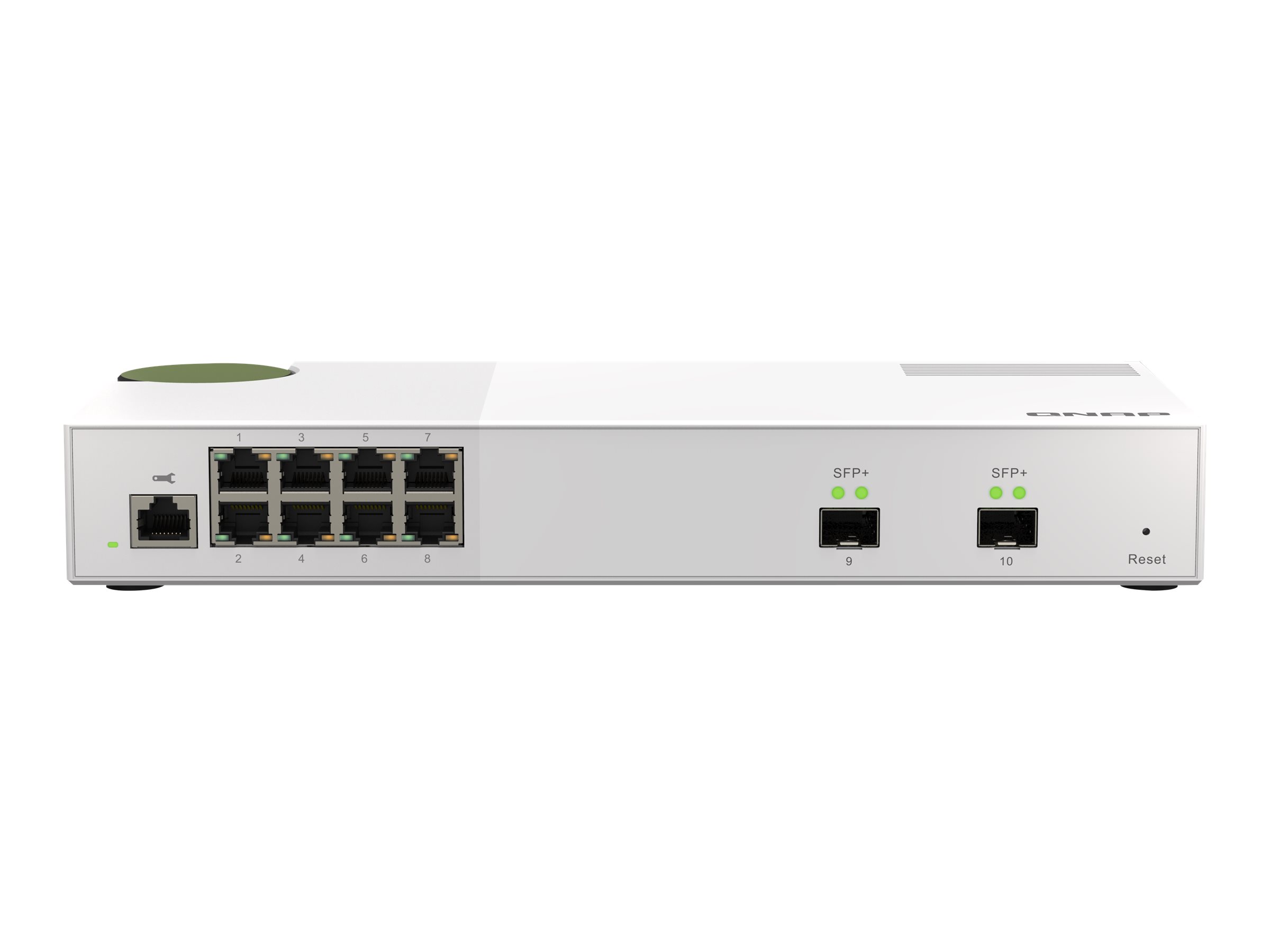 QNAP QSW-M2108-2S Netzwerk-Switch Managed L2 2.5G Ethernet (100/1000/2500) Grau