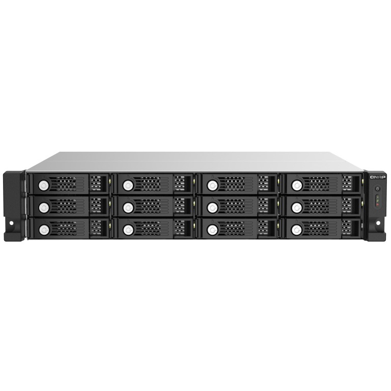 QNAP TL-R1220Sep-RP HDD / SSD-Gehäuse Schwarz, Grau 2.5/3.5