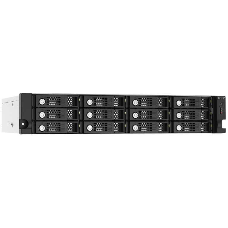 QNAP TL-R1220Sep-RP HDD / SSD-Gehäuse Schwarz, Grau 2.5/3.5