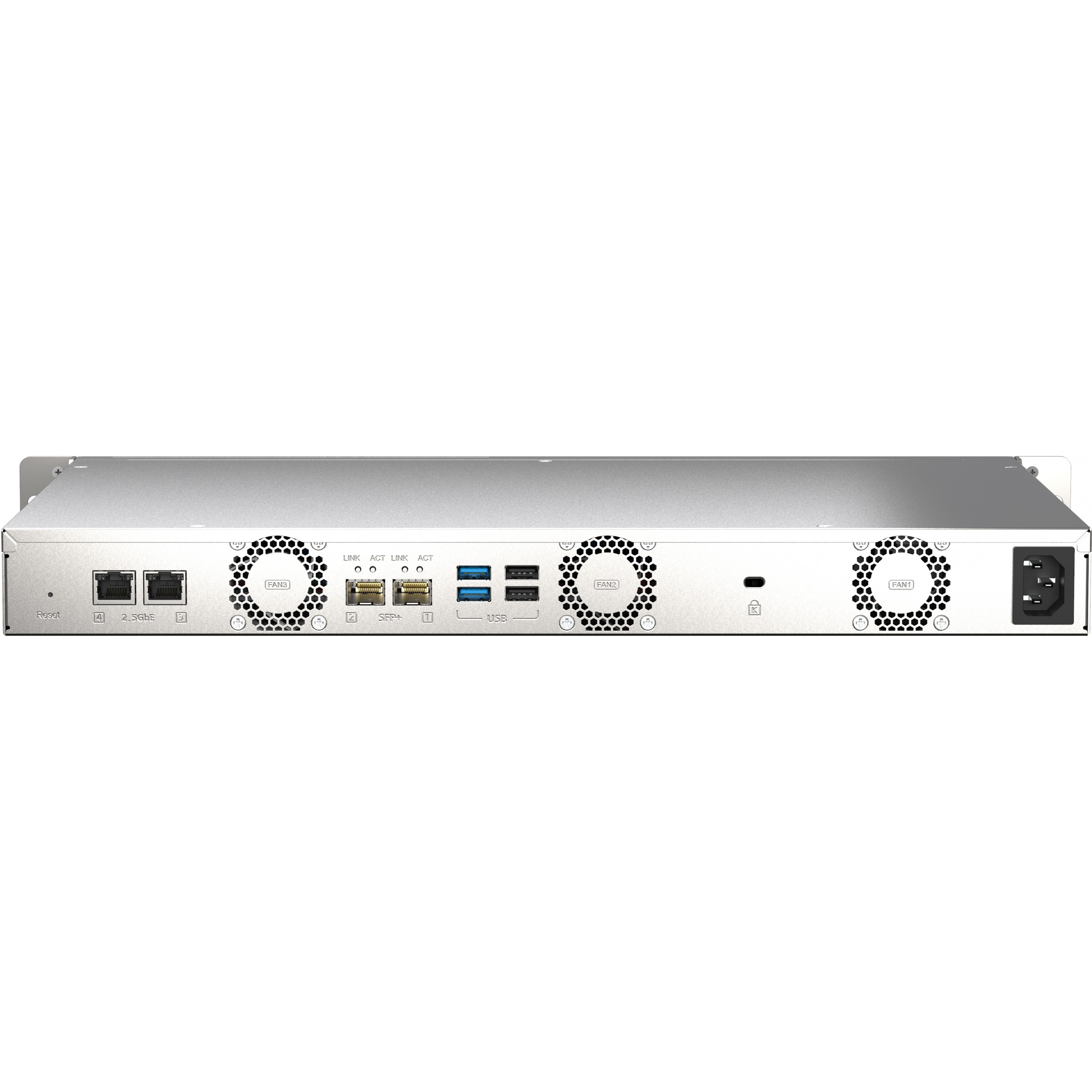 4-Bay QNAP TS-435XeU Rack SATA 6Gb/s RAID 0. 1. 5. 6. 10. JBOD 4GB RAM