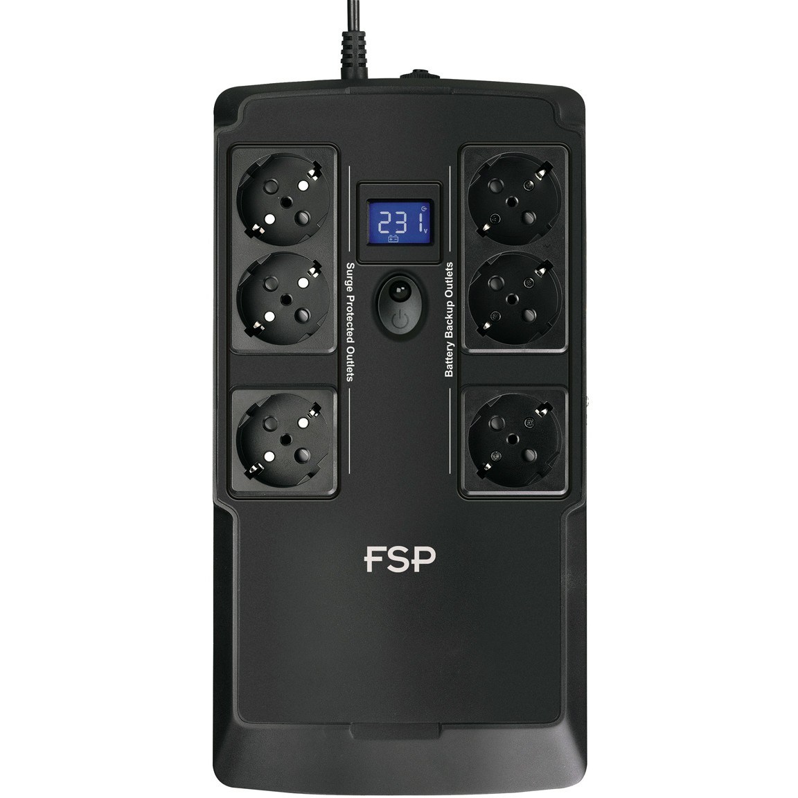 FSP USV NanoFit 600 600VA 360W LED 2xUSB