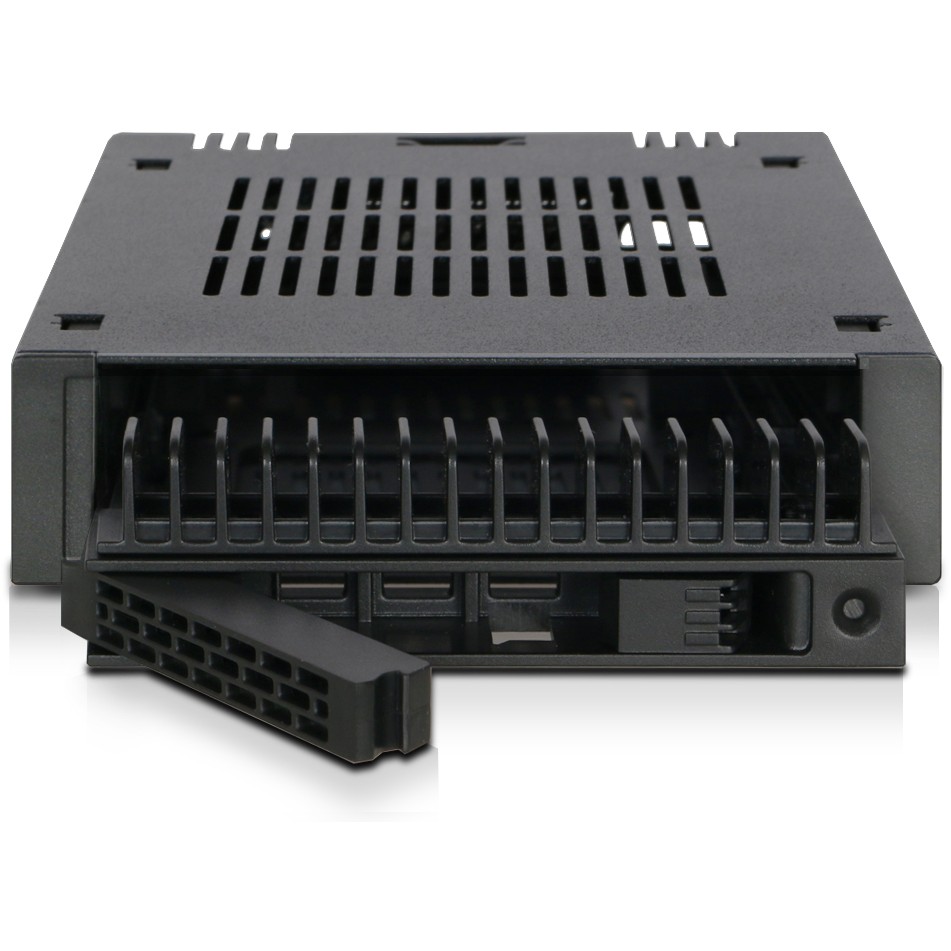 IcyDock 1x2.5 SATA/SAS in 1x3.5 bay mobile rack screwless