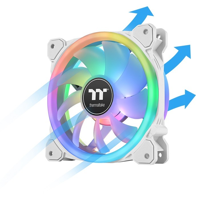 Thermaltake SWAFAN 12 RGB Radiator Fan TT Premium Edition White