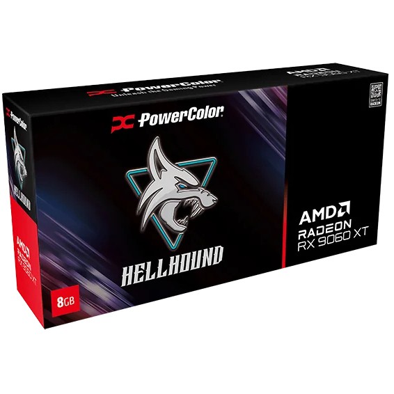 Powercolor Radeon RX9060XT Hellhound OC  8GB