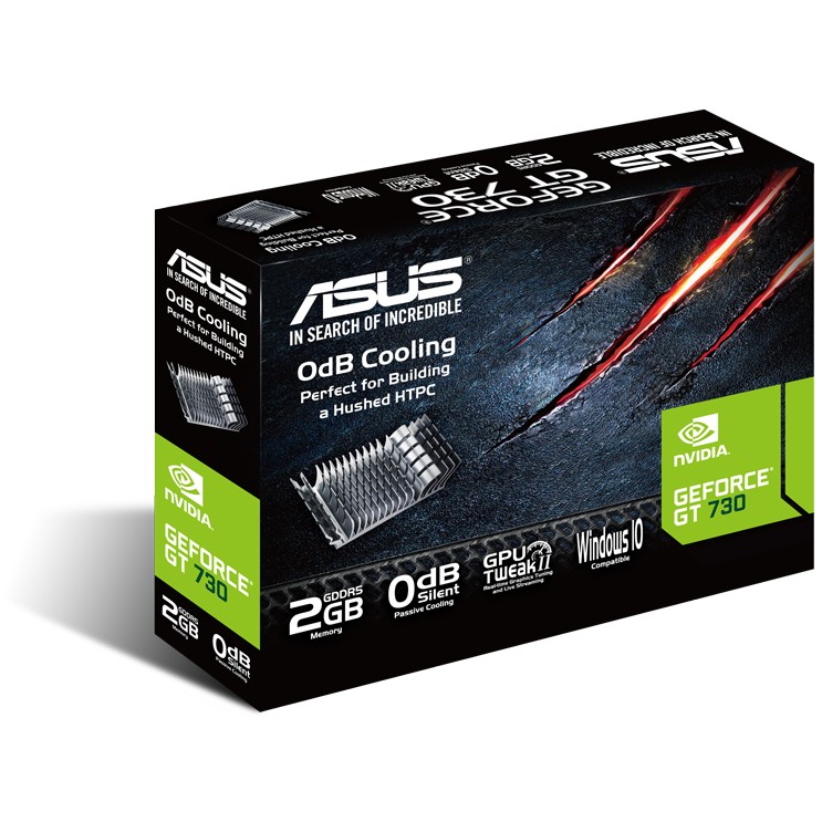 ASUS GT730-SL-2GD5-BRK 2GB GDDR5 HDMI DVI-D LP