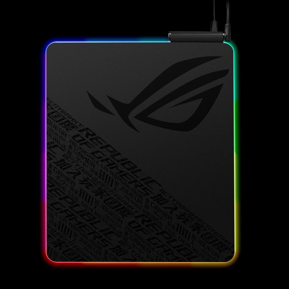 ASUS ROG Balteus Qi Gaming-Mauspad Schwarz
