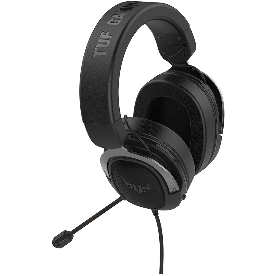 ASUS TUF Gaming H3 Kopfhörer Kabelgebunden Kopfband Schwarz, Grau