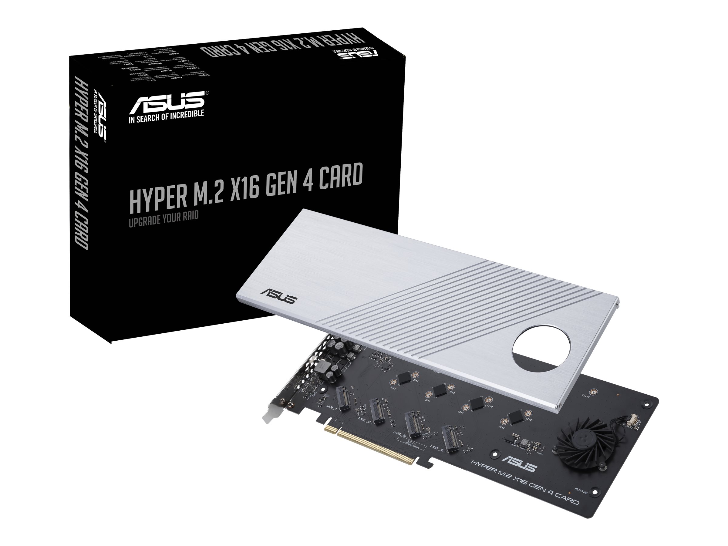 ASUS Hyper M.2 x16 Gen 4 Schnittstellenkarte/Adapter Eingebaut