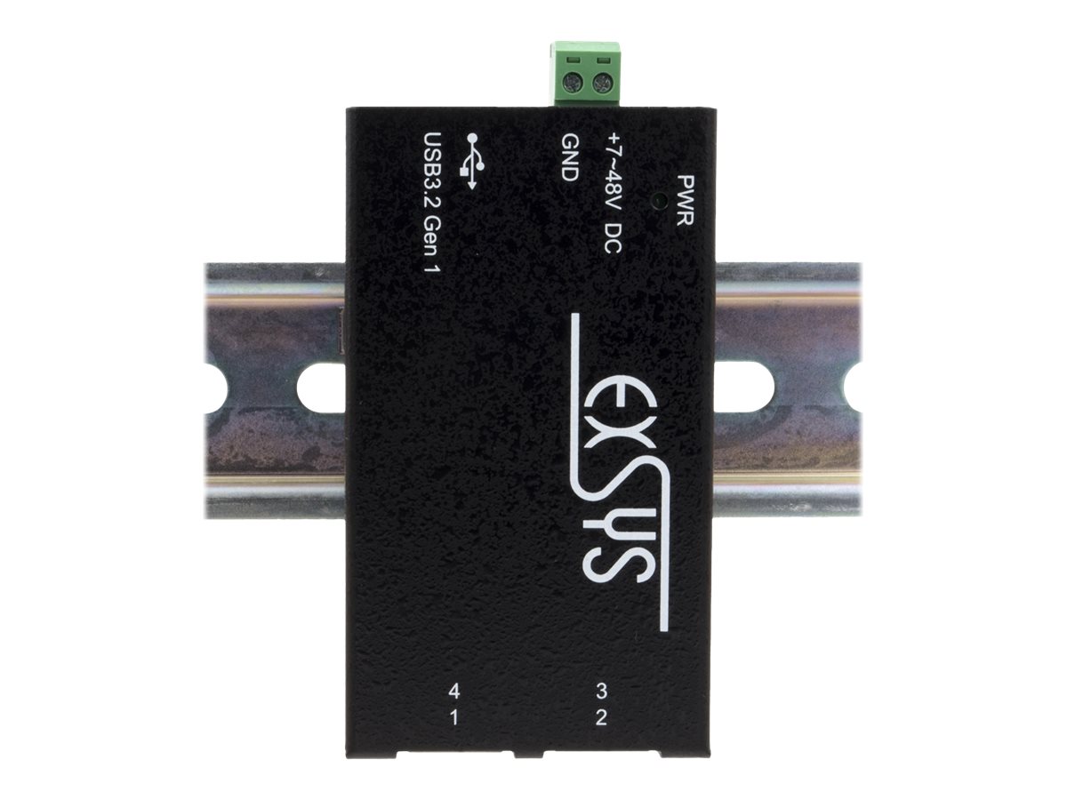EXSYS EX-1181HMS 4 Port USB  3.2 Gen1 HUB mit15KV ESD Überspannungsschutz