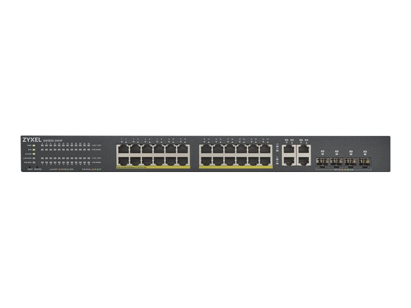 Zyxel Switch 24x GE GS192024HPV2 PoE+ Standard       Managed