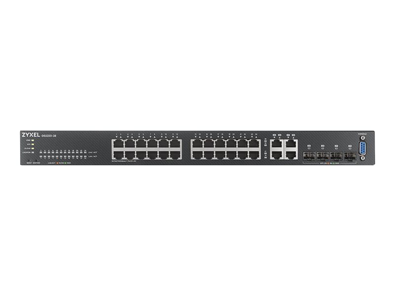 Zyxel Switch 28x GE GS2220-28 24 Port + 4x SFP/Rj45