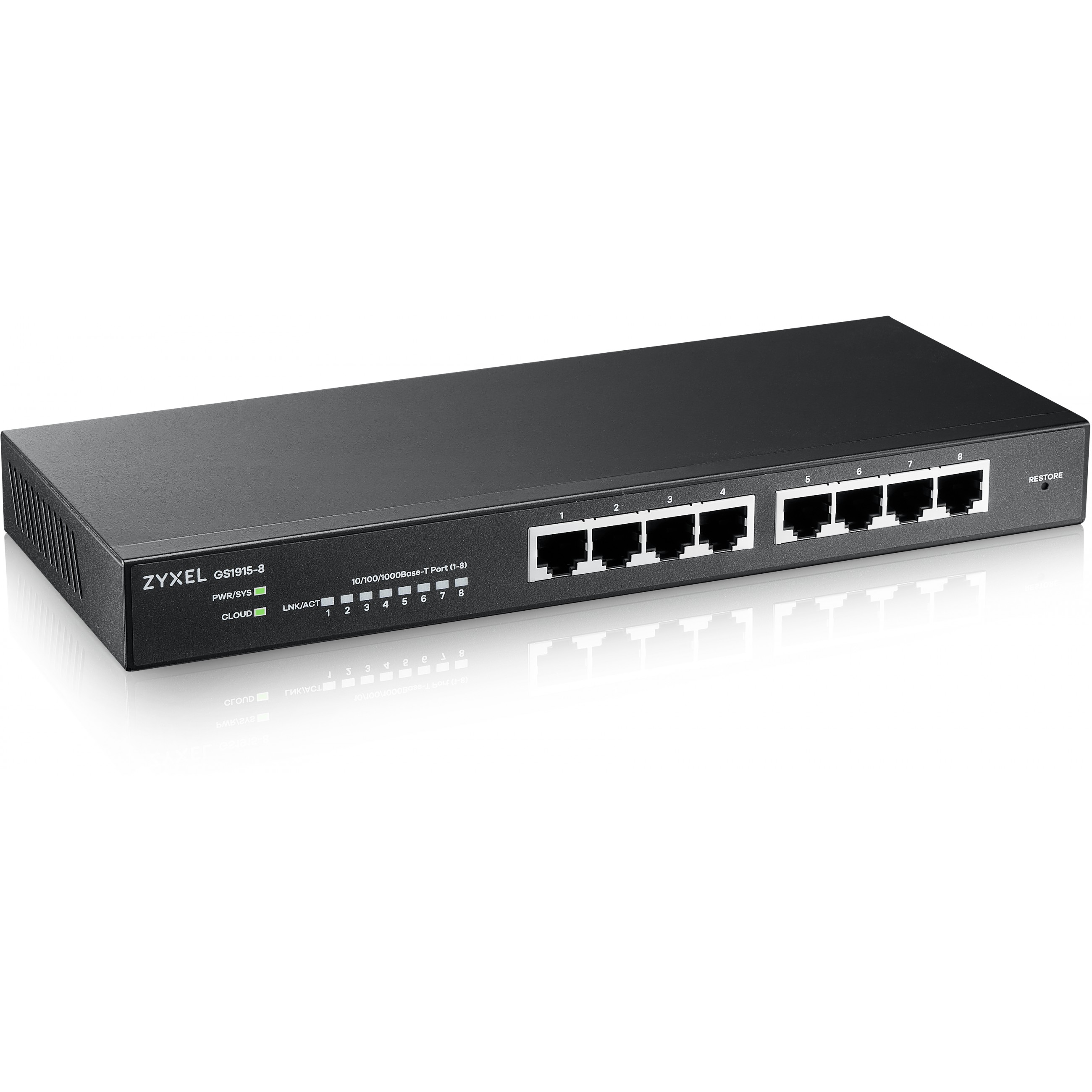 Zyxel GS1915-8 Port Smart Managed Layer2 NebulaFlex Switch