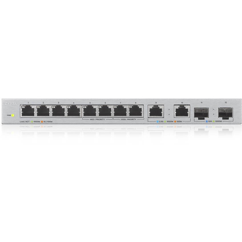 Zyxel Switch XGS1010-12 MultiGig V2 10-Port Unmanaged