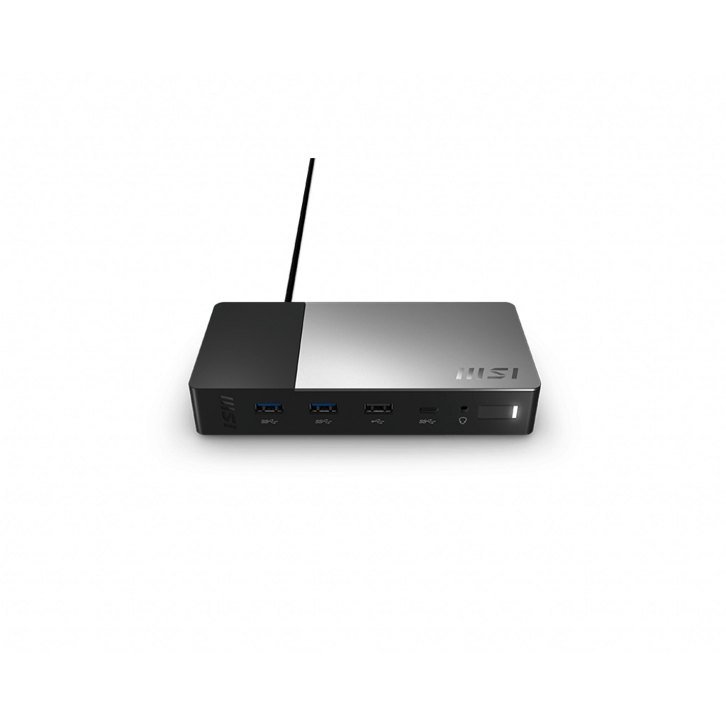 MSI USB-C Docking Station Gen 2 USB 3.2 Gen 2 (3.1 Gen 2) Type-C Schwarz
