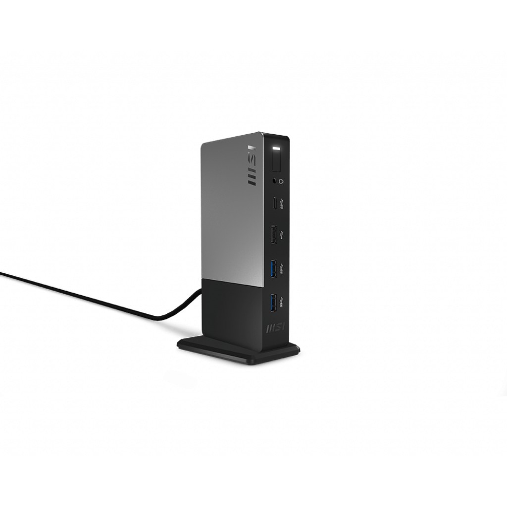 MSI USB-C Docking Station Gen 2 USB 3.2 Gen 2 (3.1 Gen 2) Type-C Schwarz