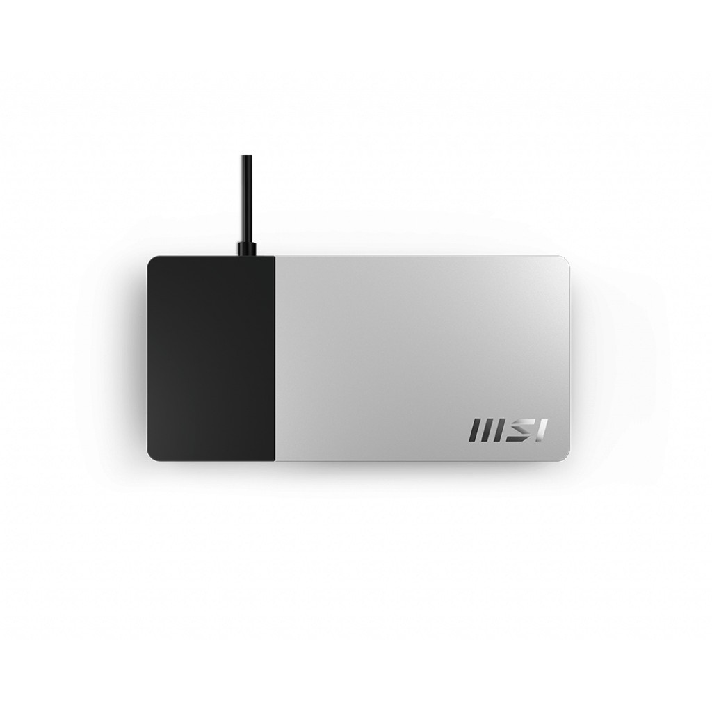 MSI USB-C Docking Station Gen 2 USB 3.2 Gen 2 (3.1 Gen 2) Type-C Schwarz