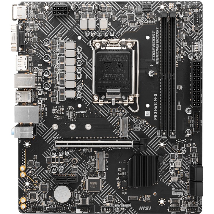 MSI PRO H610M-G motherboard