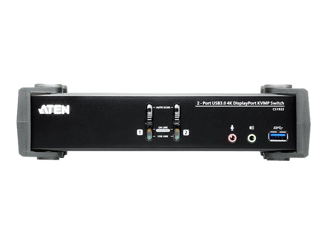 ATEN CS1922 2-Port USB 3.0 4K DisplayPort KVM Switch