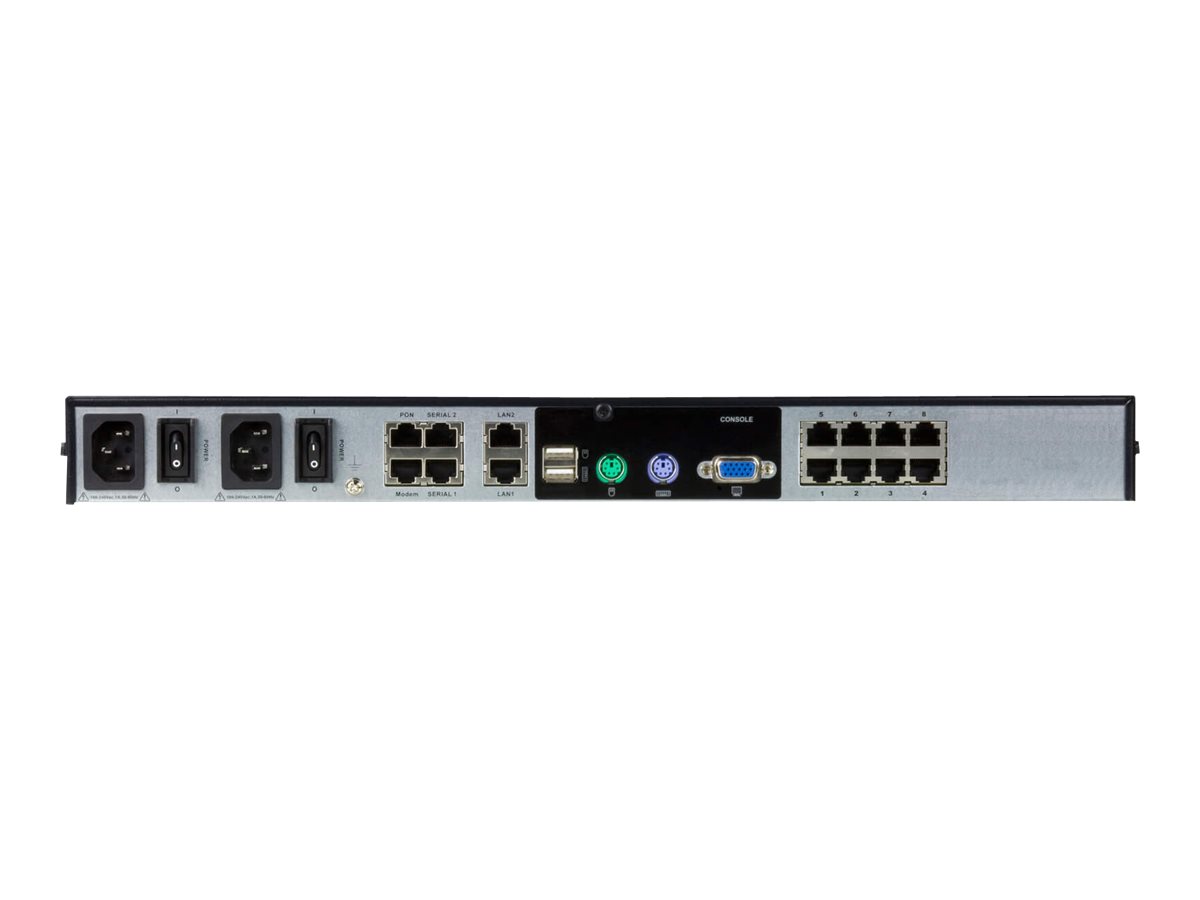 ATEN KN1108VA 1-Local 1-Remote Access 8-Port Cat5 KVM over IP Switch mit Virtual Media