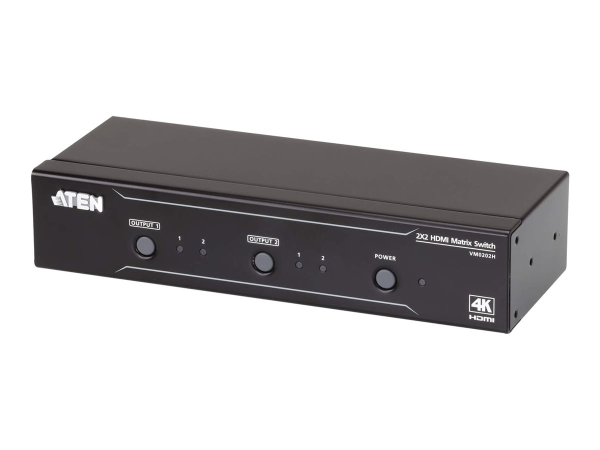 ATEN VM0202H 2 x 2 4K HDMI Audio/Video Matrix Switch