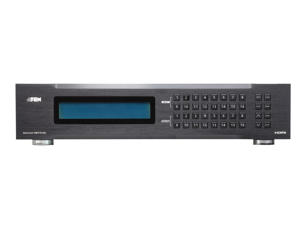 ATEN VM51616H 16x16 HDMI Matrix Switch mit Skalierfunktion und Videowall