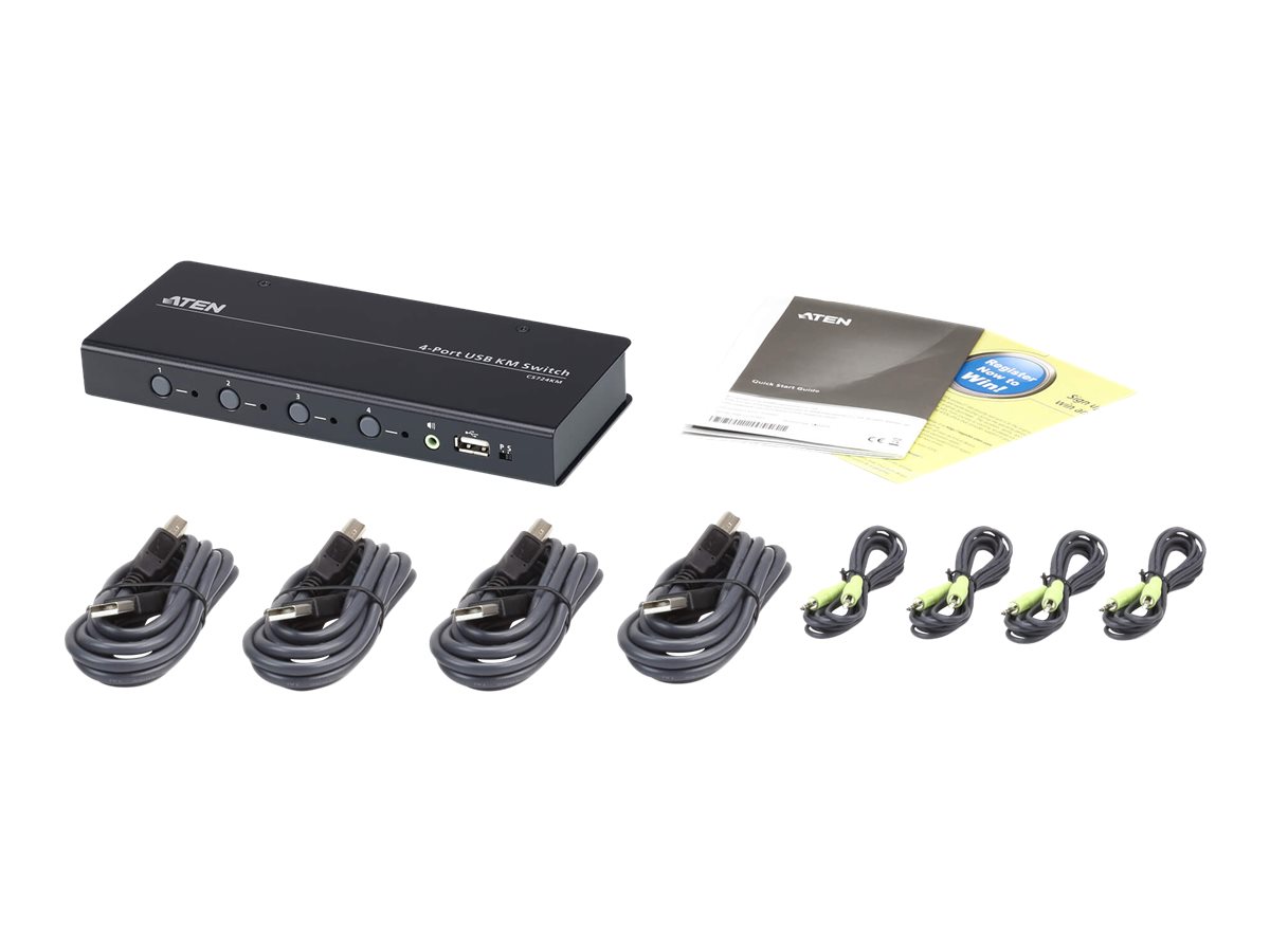 ATEN CS724KM 4-Port USB Boundless KM Switch