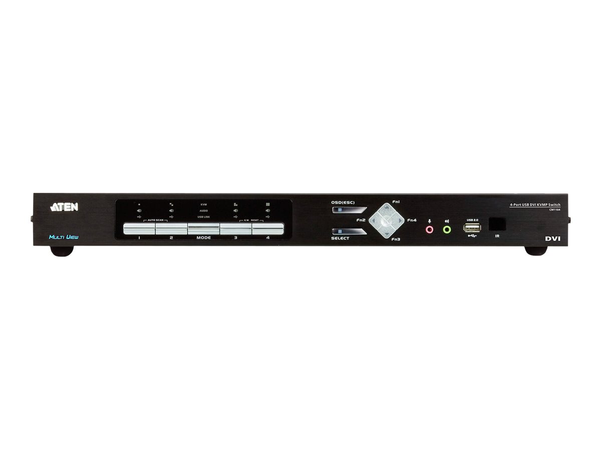 ATEN CM1164A 4-Port USB DVI Multi-View KVMP Switch