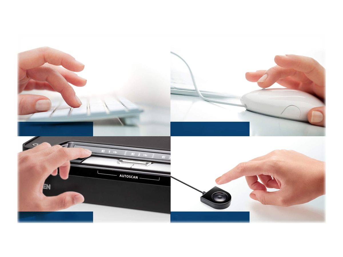 ATEN CS1953 3-Port USB-C DisplayPort Hybrid KVM