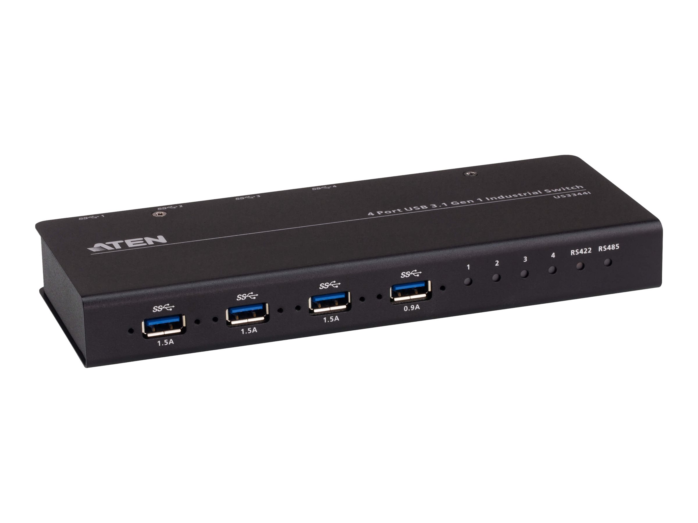 ATEN US3344i Industrie Hub Switch 4 x 4 USB 3.1 Gen 1