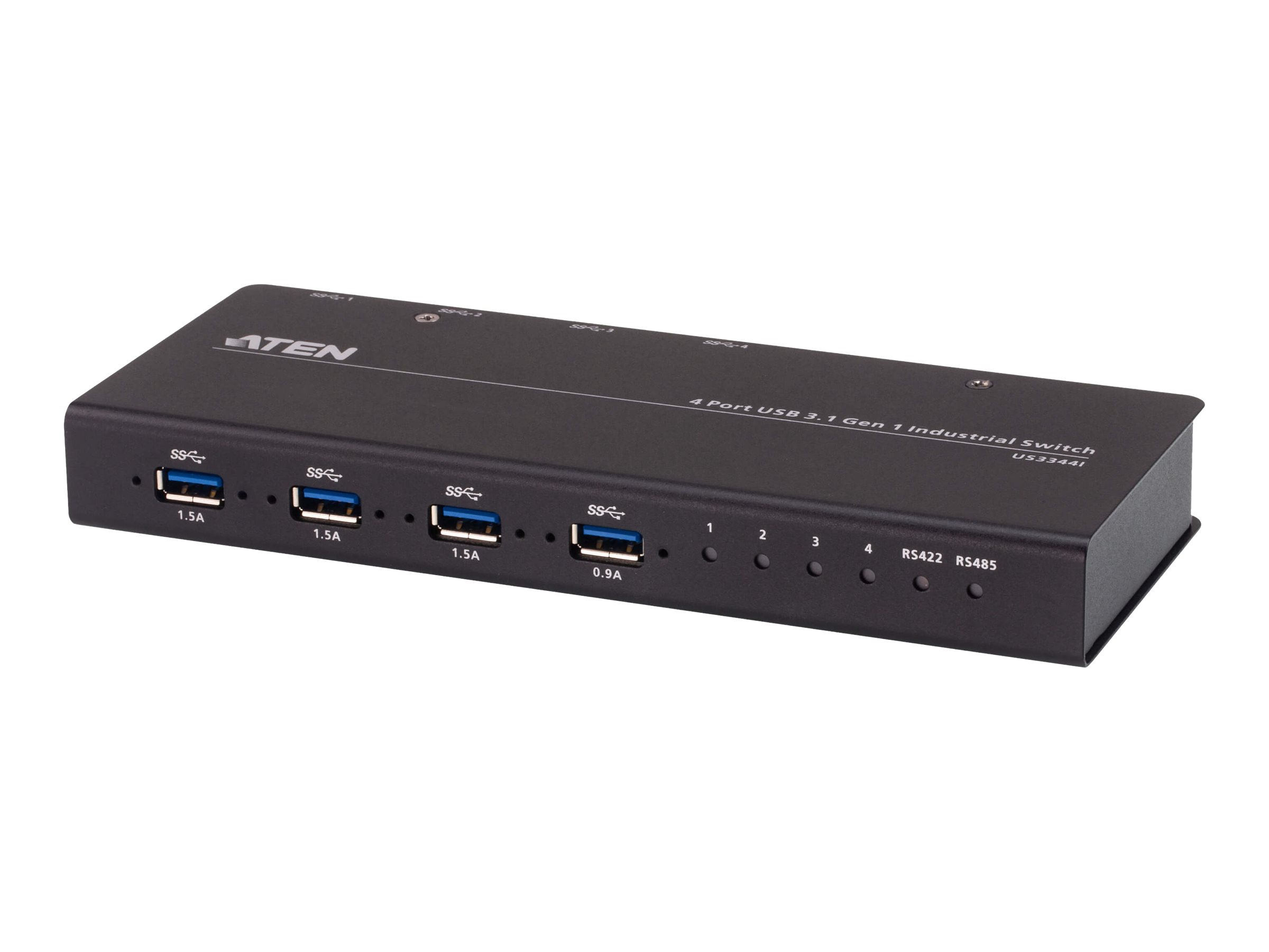 ATEN US3344i Industrie Hub Switch 4 x 4 USB 3.1 Gen 1