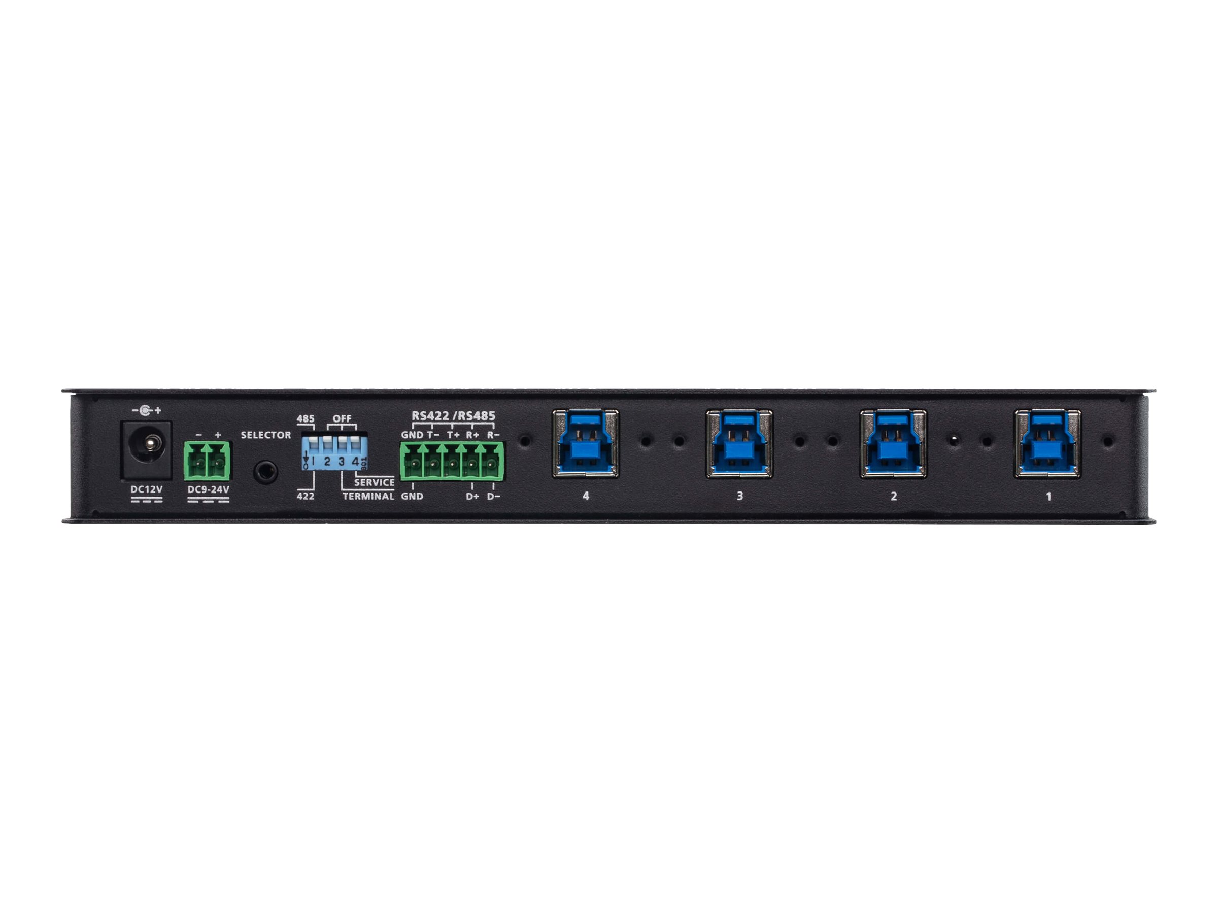 ATEN US3344i Industrie Hub Switch 4 x 4 USB 3.1 Gen 1