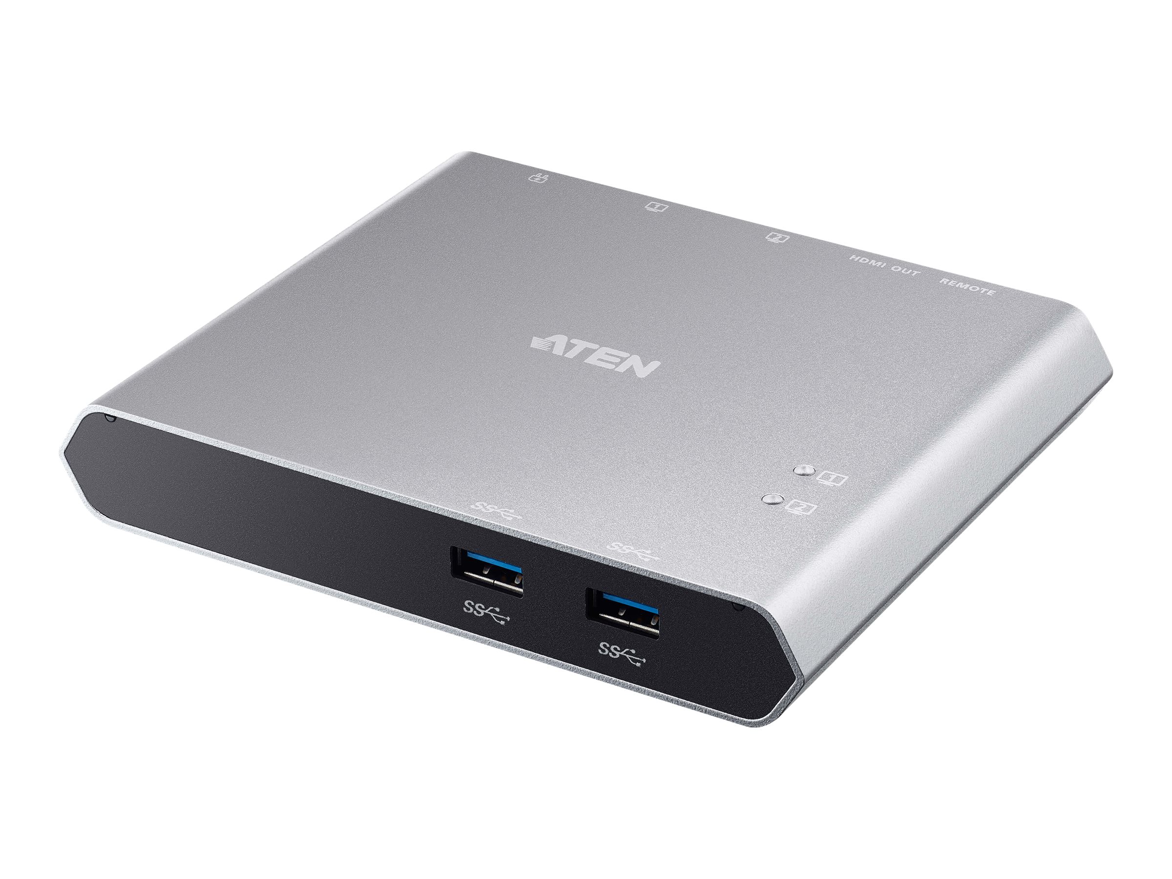 ATEN US3310 2-Port USB-C Gen1 Dock Switch