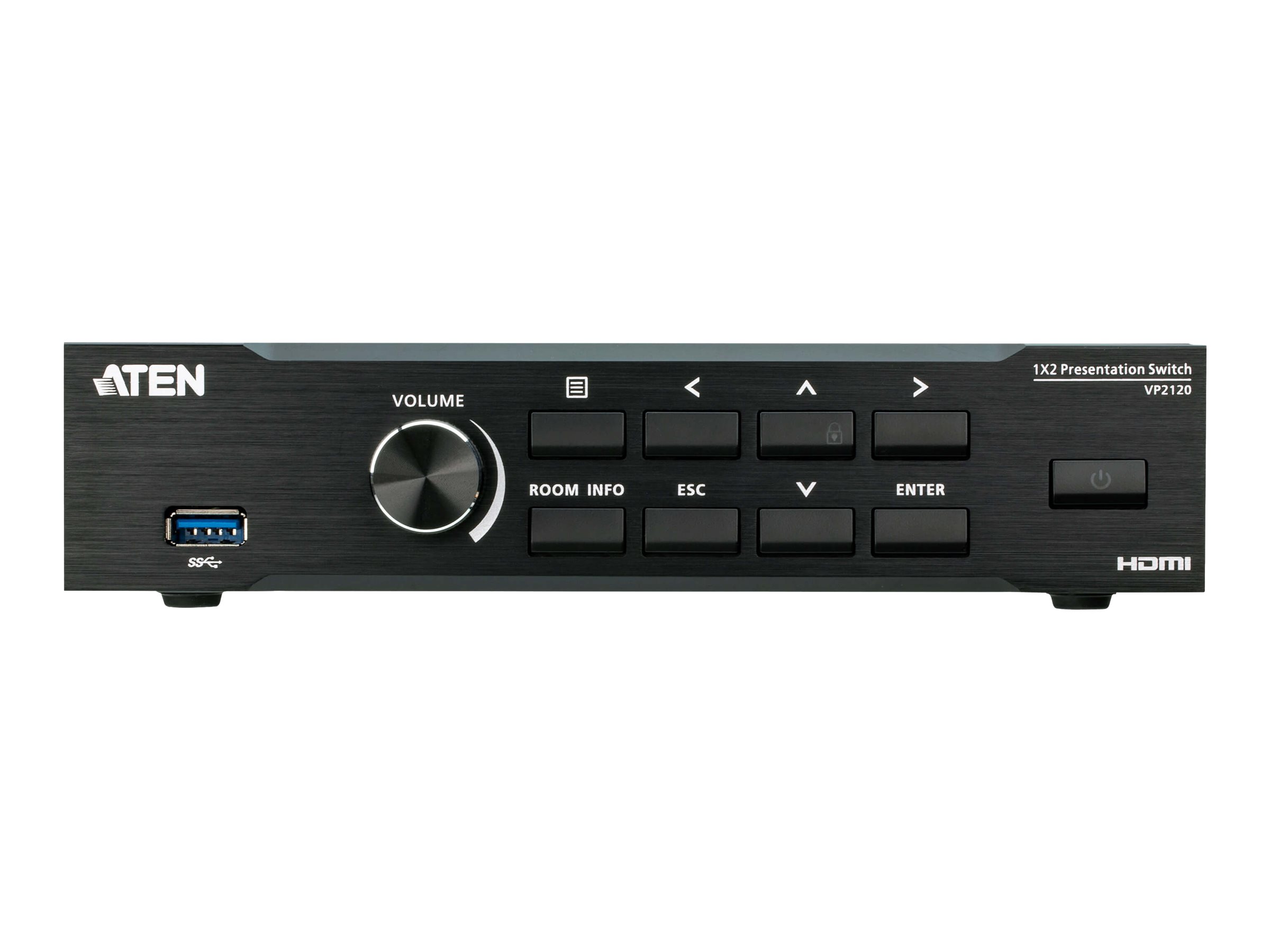 ATEN VP2120 Seamless Präsentation Switch mit Quad View