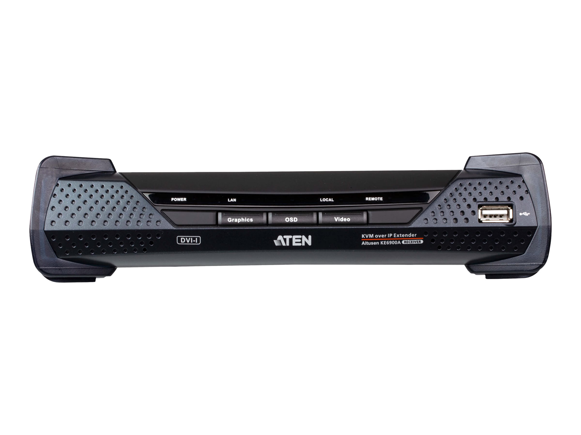 ATEN KE6900AR Full HD DVI KVM Over IP Extender Receiver