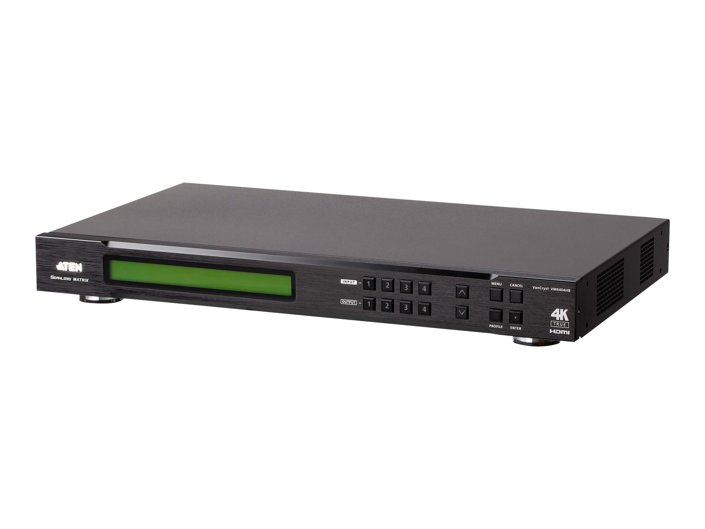 ATEN VM6404HB 4 x 4 True 4K HDMI Matrix Switch mit Scaler