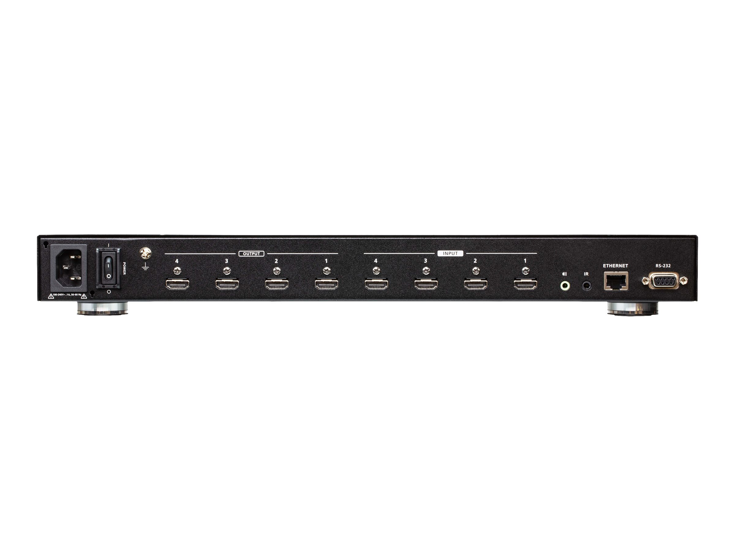 ATEN VM6404HB 4 x 4 True 4K HDMI Matrix Switch mit Scaler