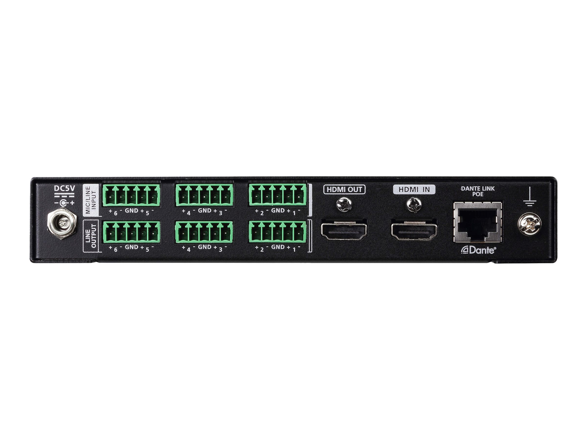 ATEN VE66DTH 6 x 6 Dante Audio Interface mit HDMI