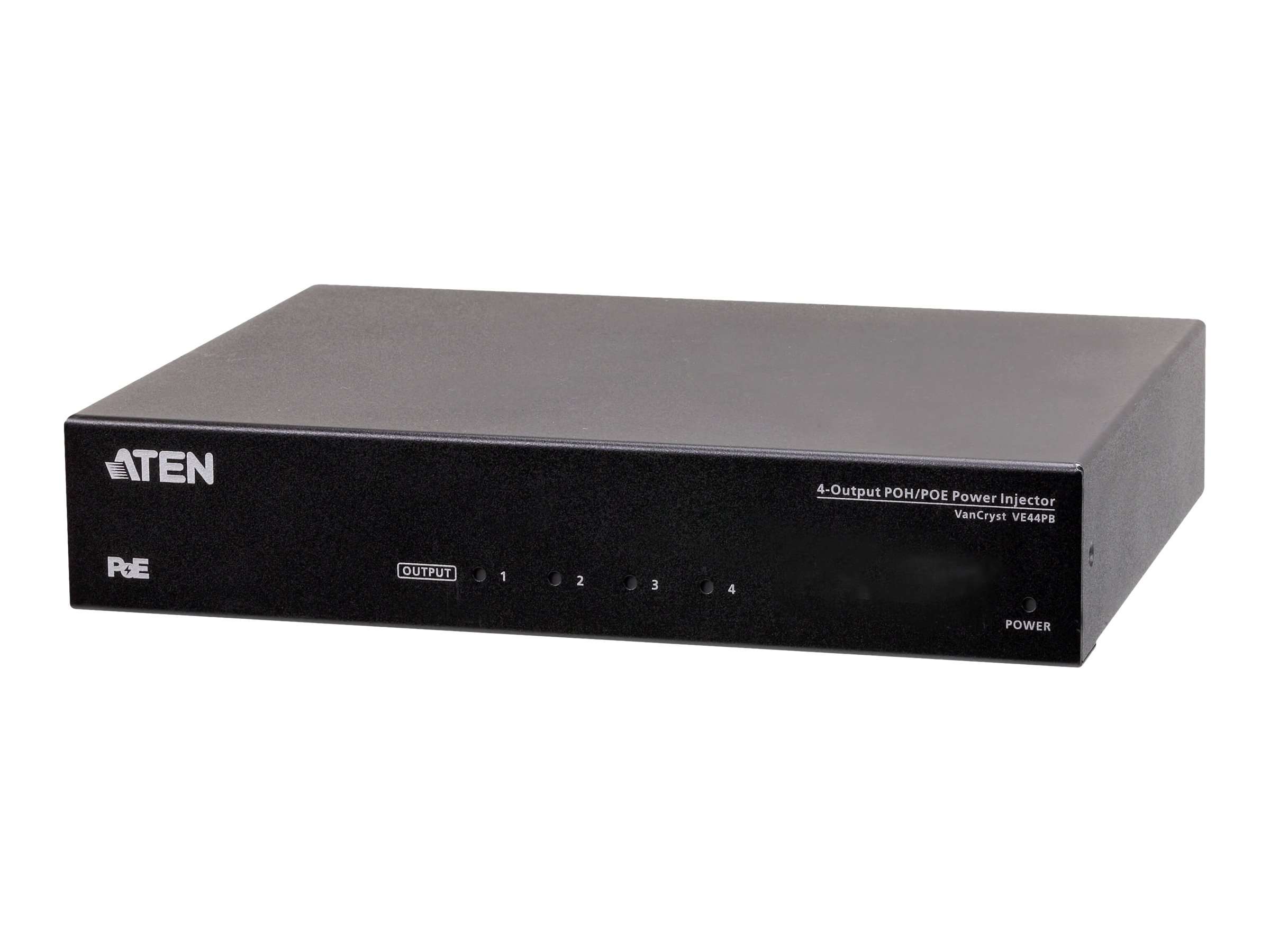 ATEN VE44PB 4-Output POH/POE Power Injektor