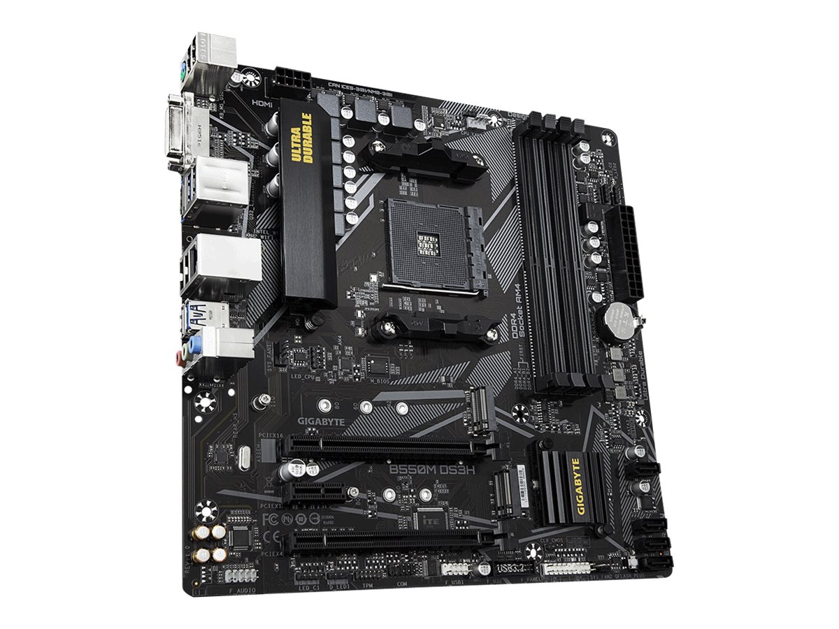 GIGABYTE B550M DS3H AM4 DDR4 2xM.2