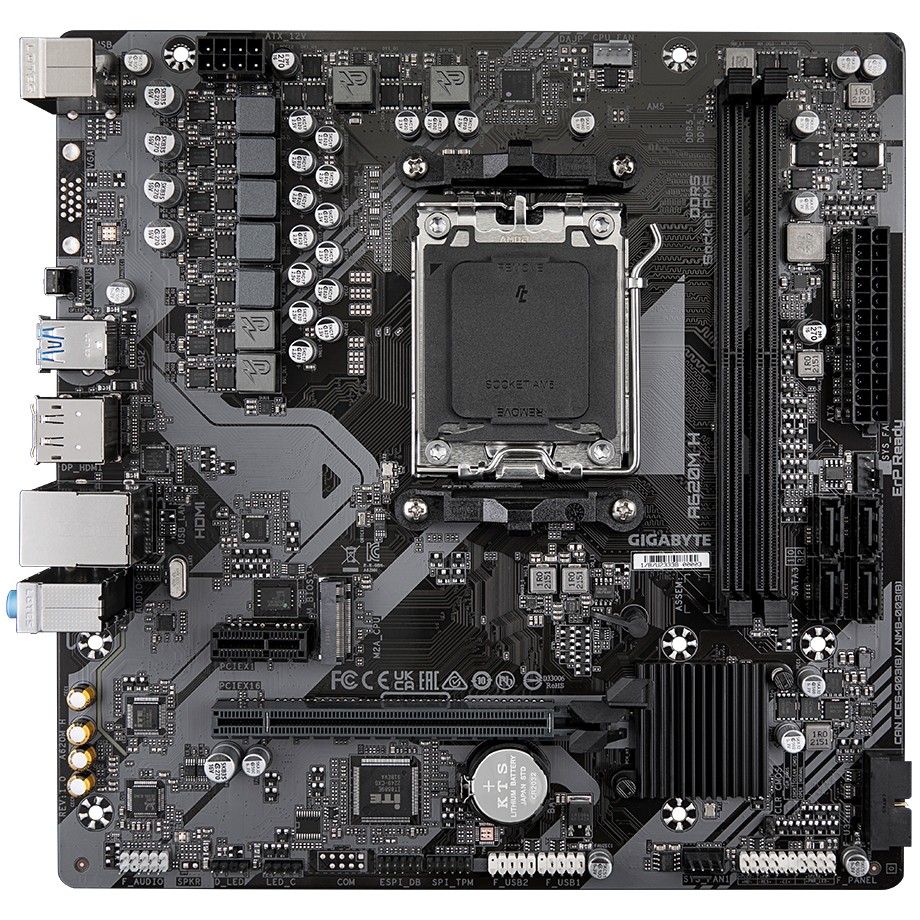 Gigabyte A620M H                     (A620,AM5,mATX,DDR5)