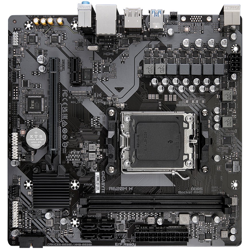Gigabyte A620M H                     (A620,AM5,mATX,DDR5)