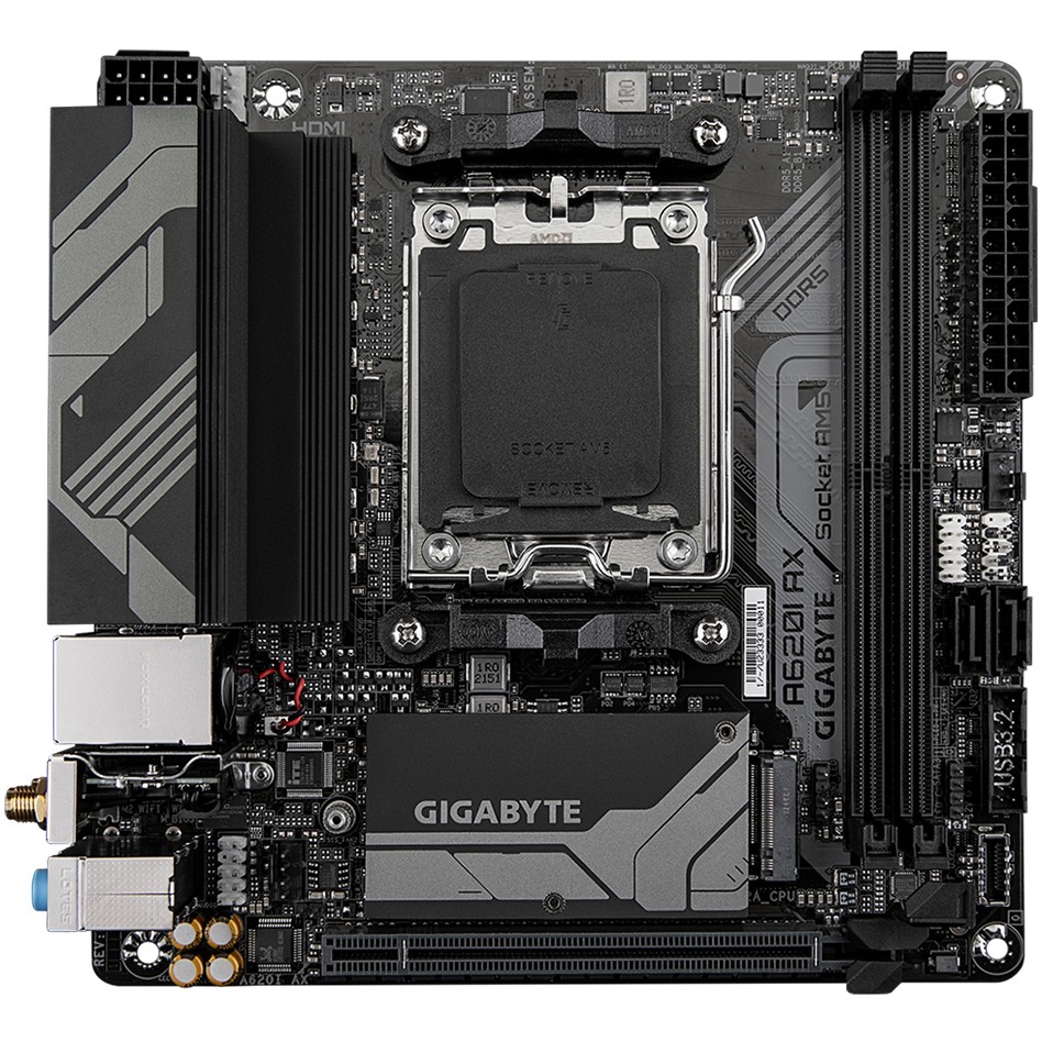 Gigabyte A620I AX                    (A620,AM5,mITX,DDR5)